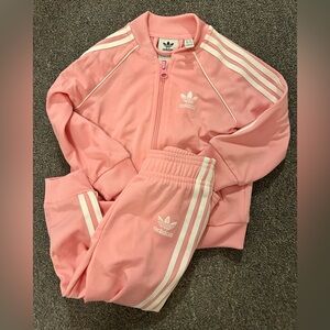 Adidas Soft Pink Track Suit